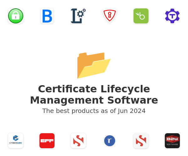 The best Certificate Lifecycle Management products