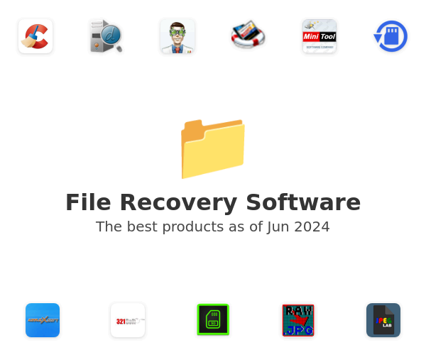 The best File Recovery products