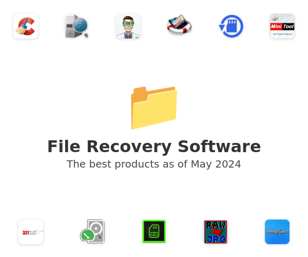 The best File Recovery products