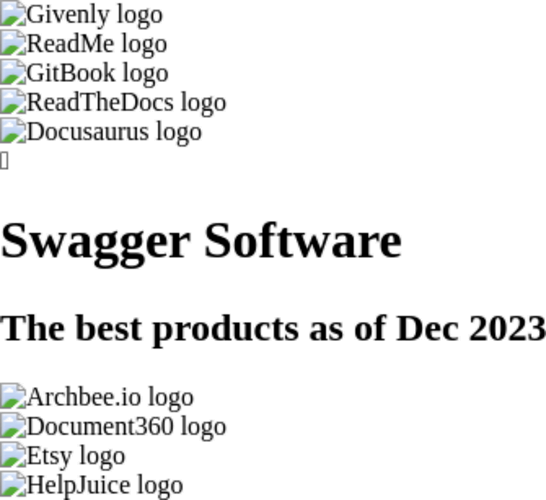 The best Swagger products