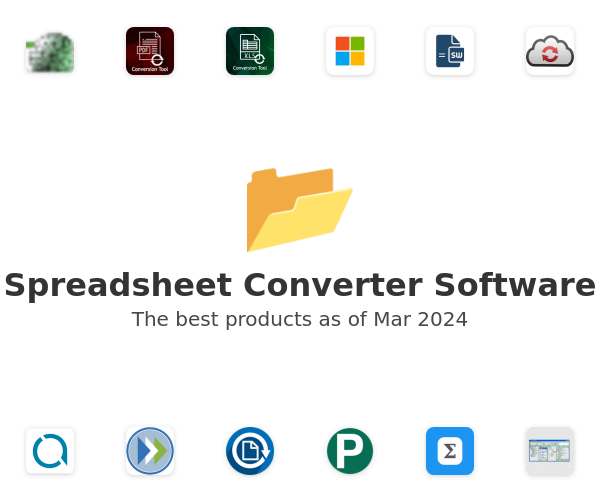 The best Spreadsheet Converter products