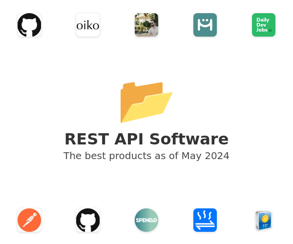 The best REST API products