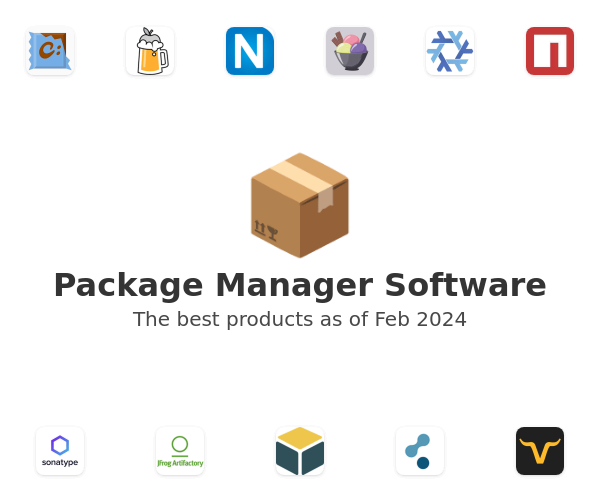 The best Package Manager products