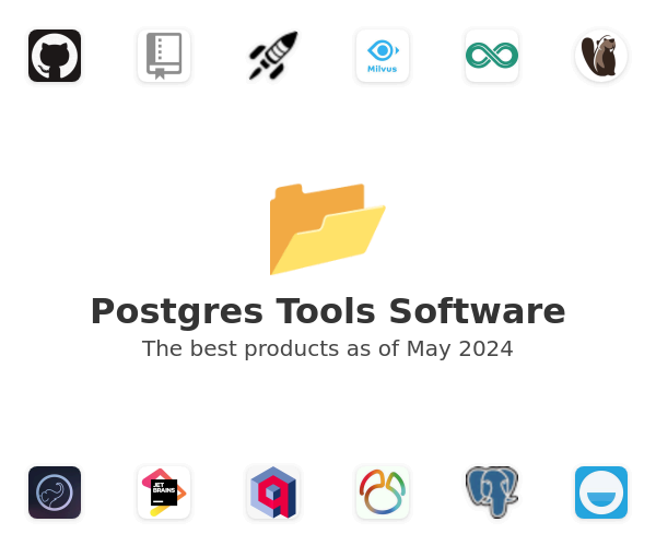 The best Postgres Tools products