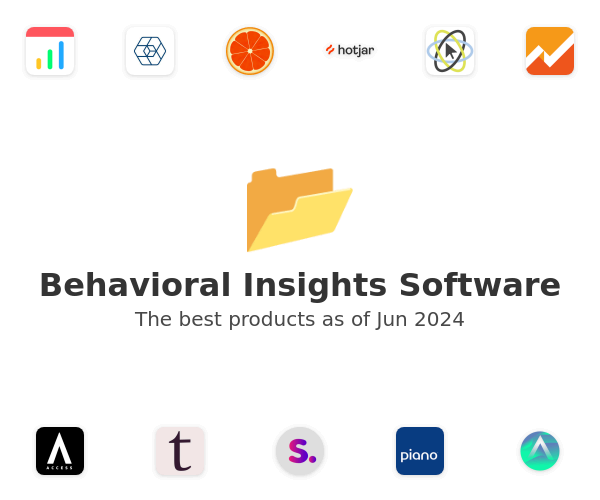 The best Behavioral Insights products