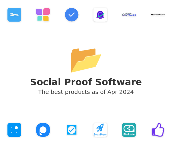 The best Social Proof products
