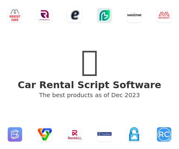 The best Car Rental Script products