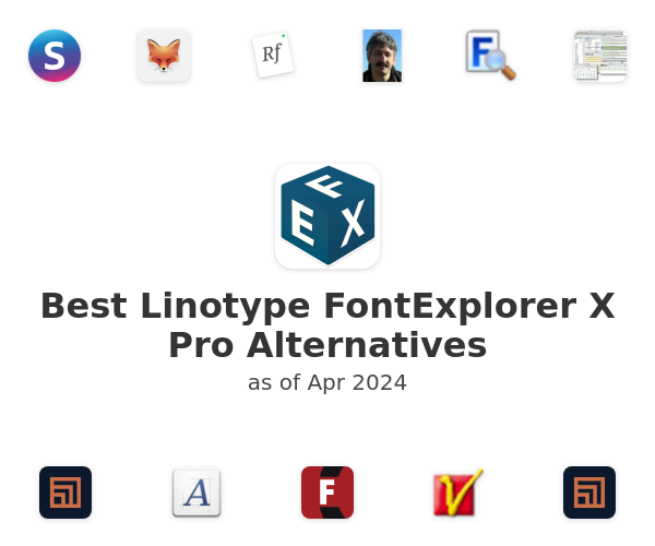 Best Linotype FontExplorer X Pro Alternatives