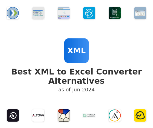 Best XML to Excel Converter Alternatives