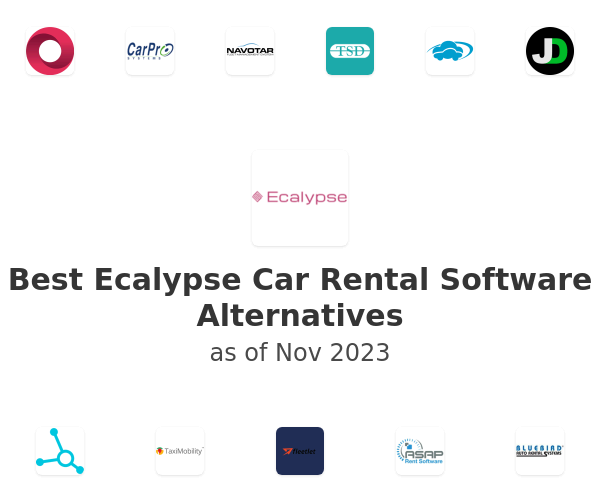 Best Ecalypse Car Rental Software Alternatives
