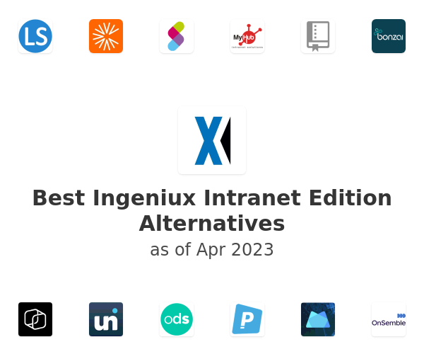 Best Ingeniux Intranet Edition Alternatives