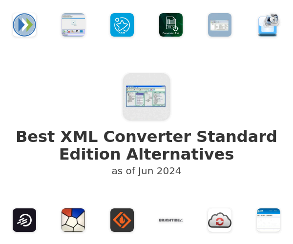 Best XML Converter Standard Edition Alternatives