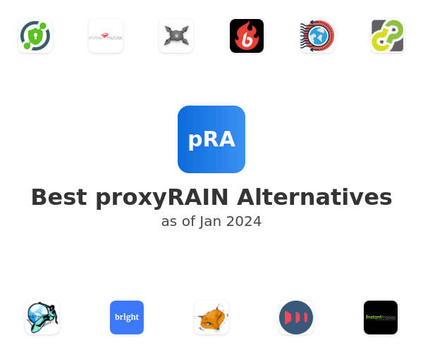 Best proxyRAIN Alternatives