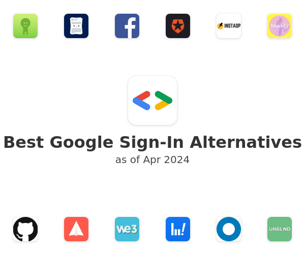 Best Google Sign-In Alternatives