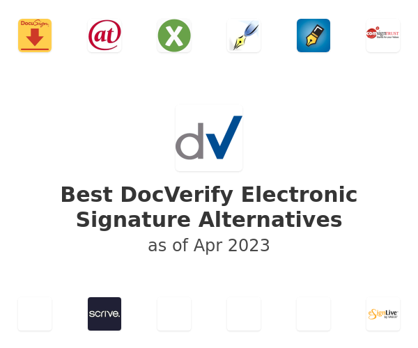 Best DocVerify Electronic Signature Alternatives