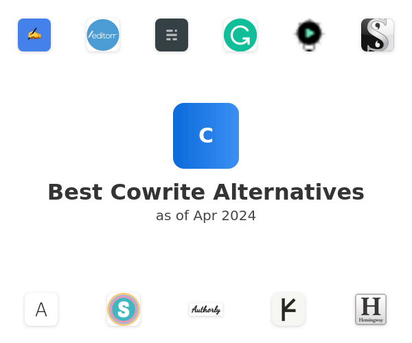 Best Cowrite Alternatives