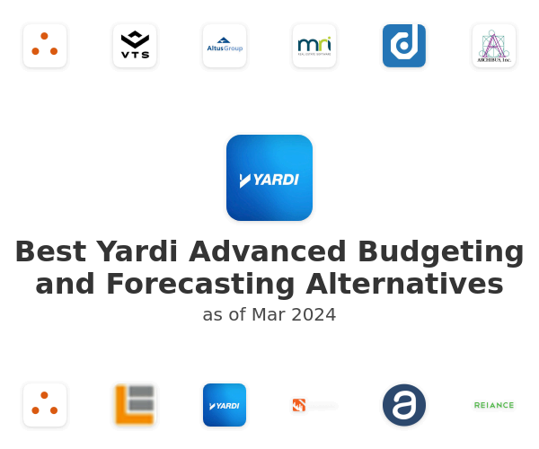 Best Yardi Advanced Budgeting and Forecasting Alternatives