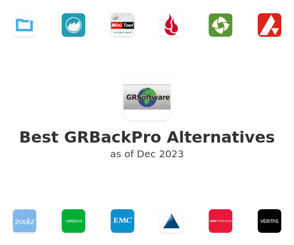 Best GRBackPro Alternatives