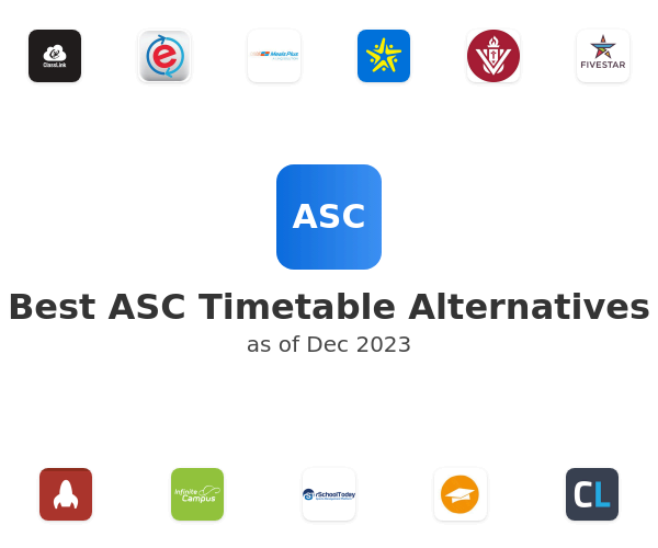 Best ASC Timetable Alternatives