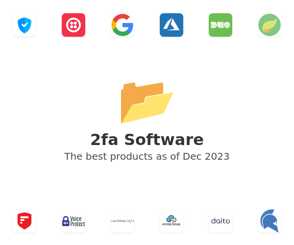 The best 2fa products