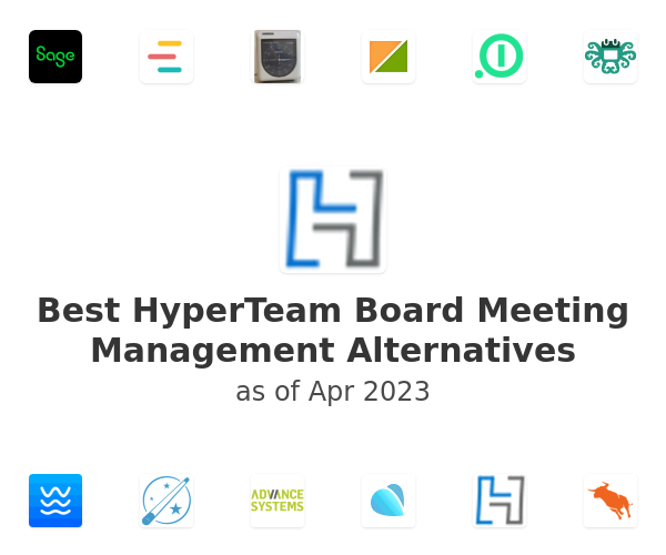 Best HyperTeam Board Meeting Management Alternatives