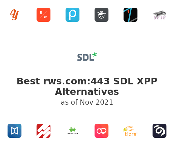 Best rws.com:443 SDL XPP Alternatives