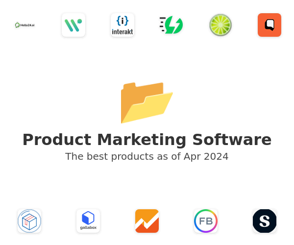 The best Product Marketing products