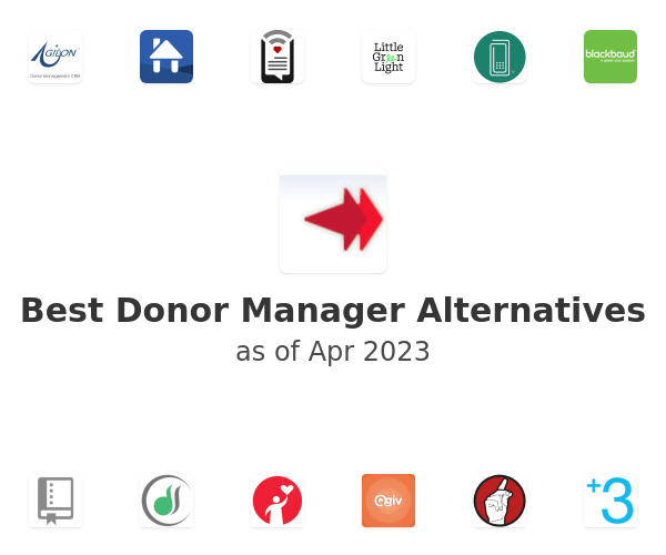 Best Donor Manager Alternatives