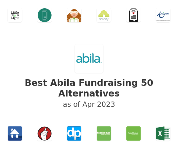 Best Abila Fundraising 50 Alternatives