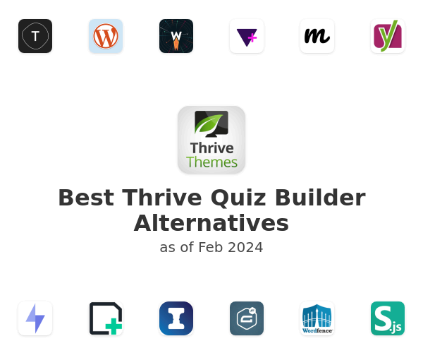 Best Thrive Quiz Builder Alternatives