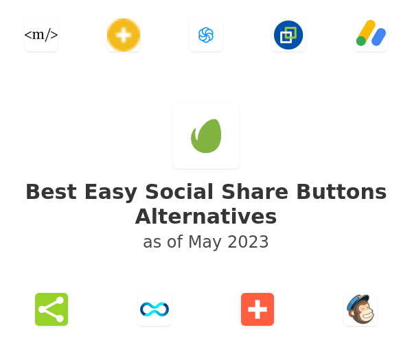 Best Easy Social Share Buttons Alternatives