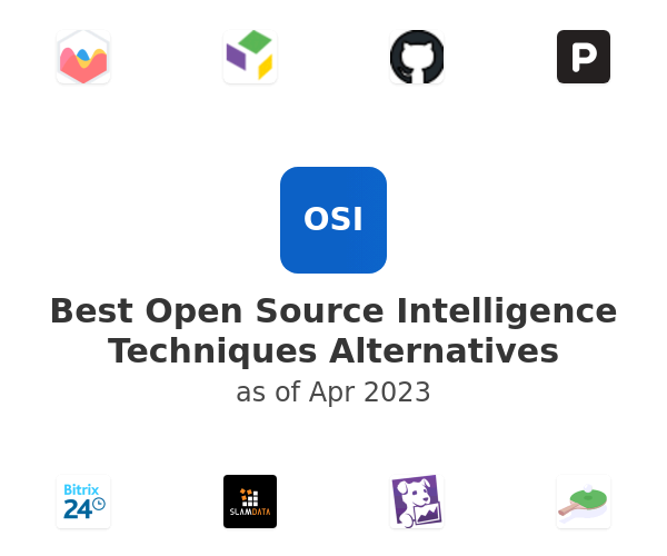 Best Open Source Intelligence Techniques Alternatives