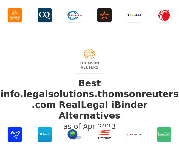 Best info.legalsolutions.thomsonreuters.com RealLegal iBinder Alternatives