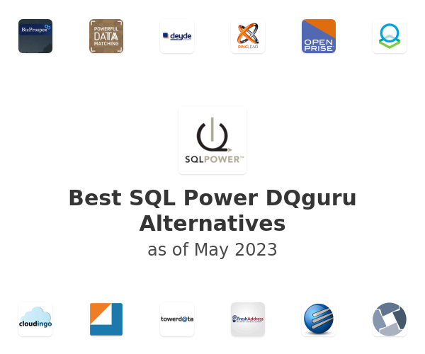 Best SQL Power DQguru Alternatives