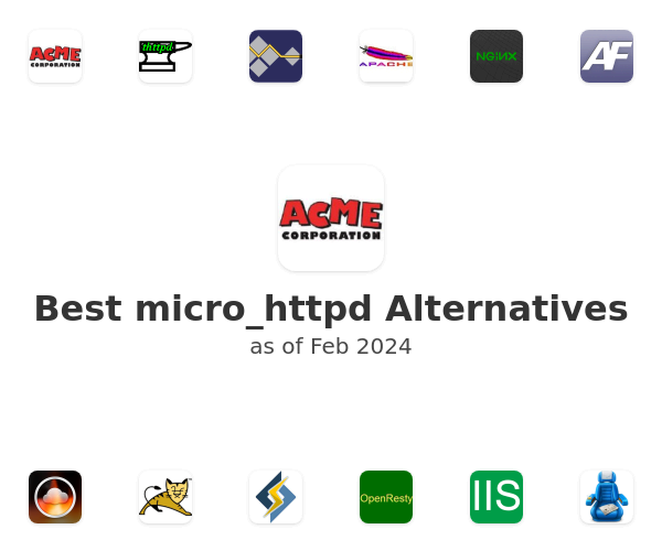 Best micro_httpd Alternatives
