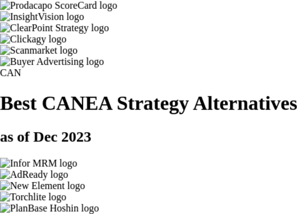Best CANEA Strategy Alternatives