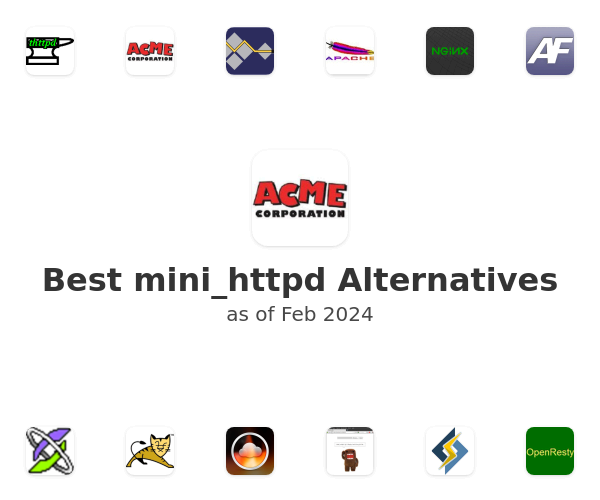 Best mini_httpd Alternatives