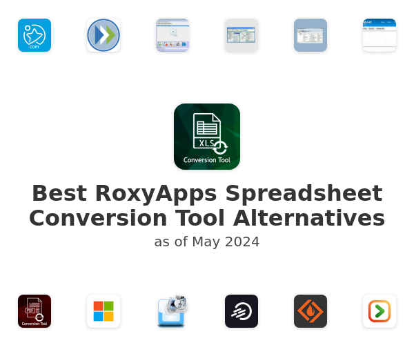 Best RoxyApps Spreadsheet Conversion Tool Alternatives