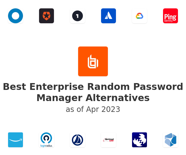 Best Enterprise Random Password Manager Alternatives