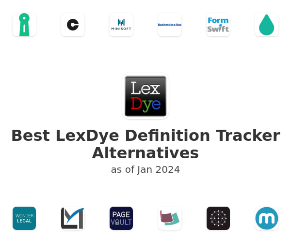 Best LexDye Definition Tracker Alternatives