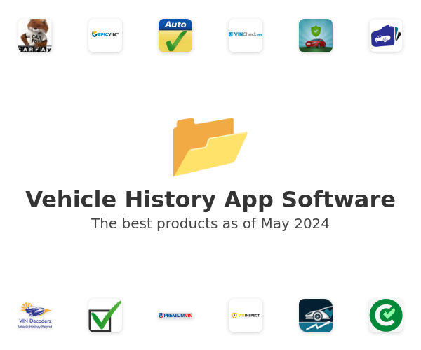 The best Vehicle History App products