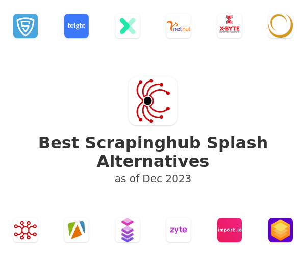 Best Scrapinghub Splash Alternatives