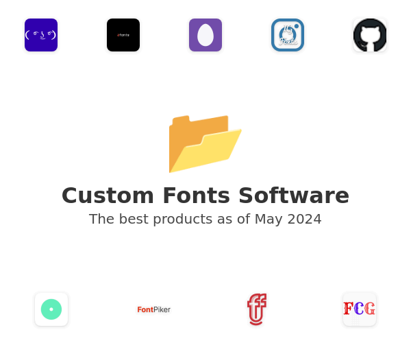 The best Custom Fonts products