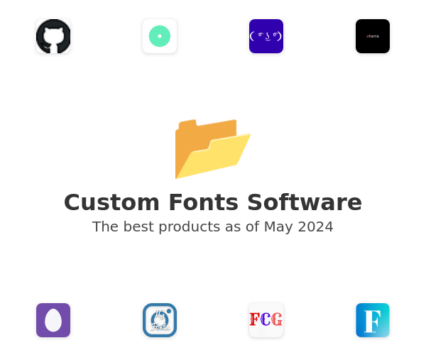 The best Custom Fonts products