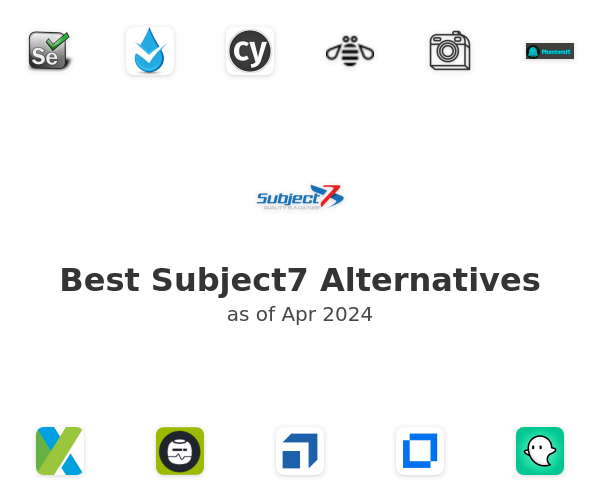 Best Subject7 Alternatives