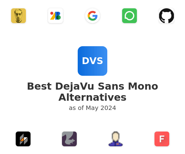 Best DejaVu Sans Mono Alternatives