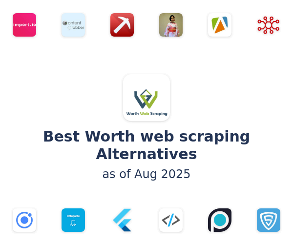 Best Worth web scraping Alternatives