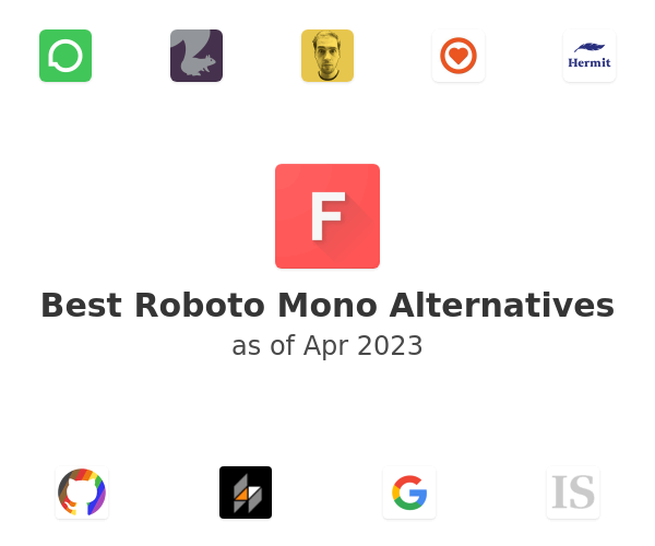 Best Roboto Mono Alternatives