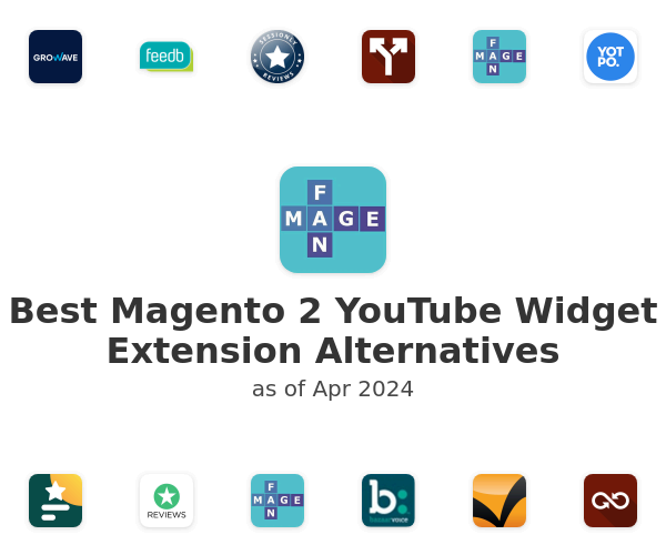 Best Magento 2 YouTube Widget Extension Alternatives