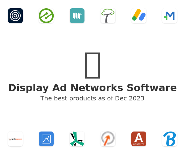 The best Display Ad Networks products